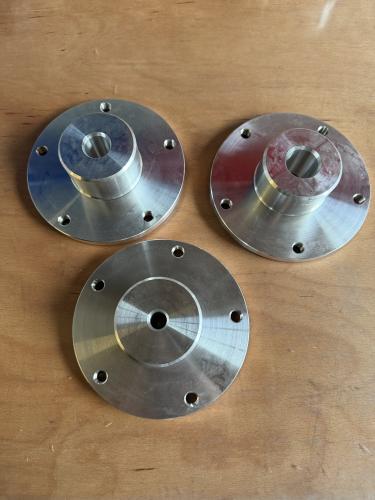 Achs- und Wuchtadapter für BMW Motorräder mit 5-Loch-Felge