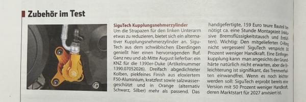 Kupplungsnehmerzylinder Eyecatcher 1390 ab 15.09.26 lieferbar !